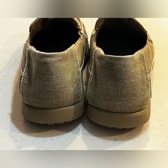 Mens croc canvas boat shoes - Picture 8 of 10